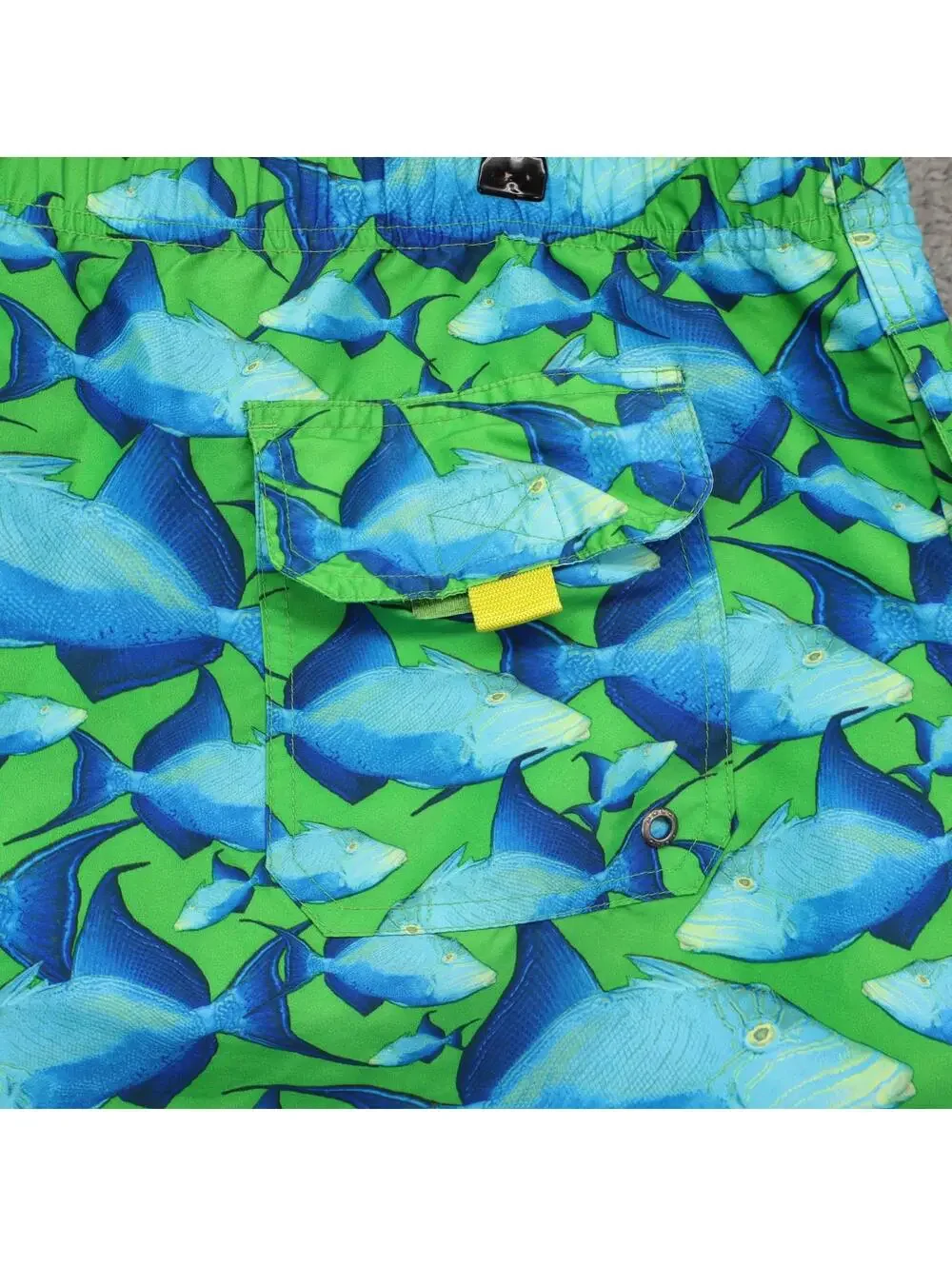 Polo Sport Swim Trunks Men Sz XL y2k Fish Print
